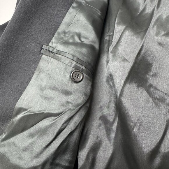 Banana Republic Men Blazer Jacket Sport Coat 44R Black Wool Blend Italy READ - Picture 10 of 12